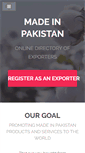 Mobile Screenshot of madeinpakistan.com